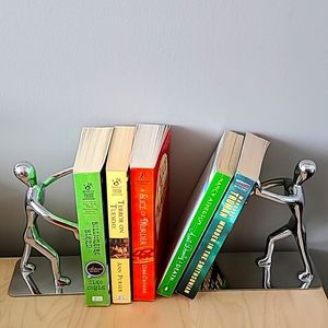 MCM chrome bookends